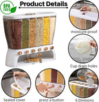 6-Grid Dry Food Dispenser