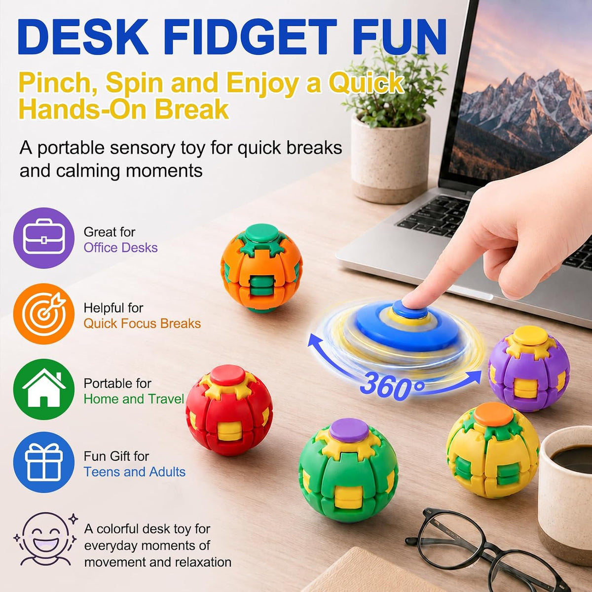 Flying Saucer Fidget Ball