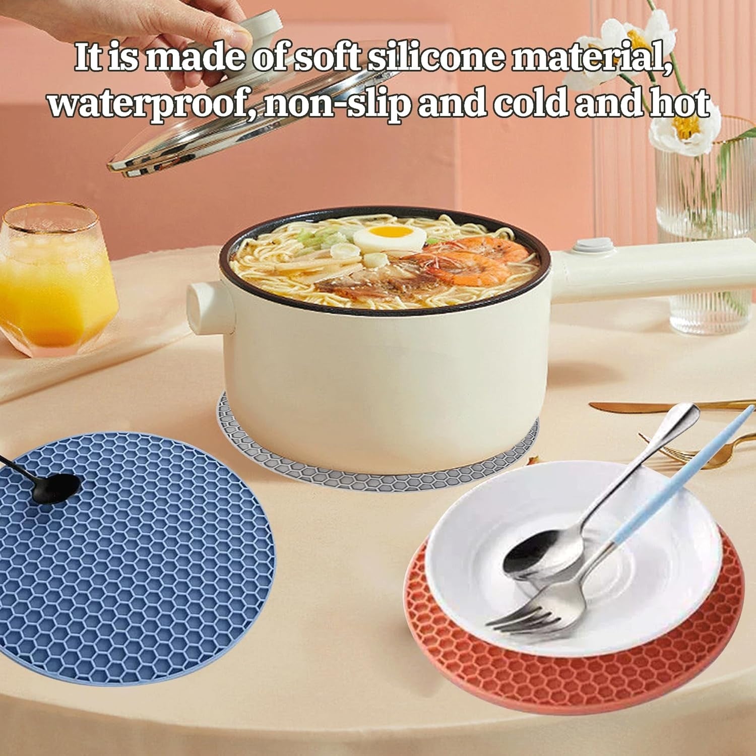 Multi-Purpose Heat Resistant Trivet  Pad
