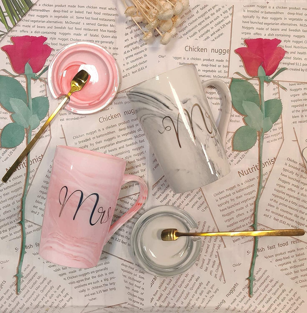 Mr & Mrs Ceramic Mug Set