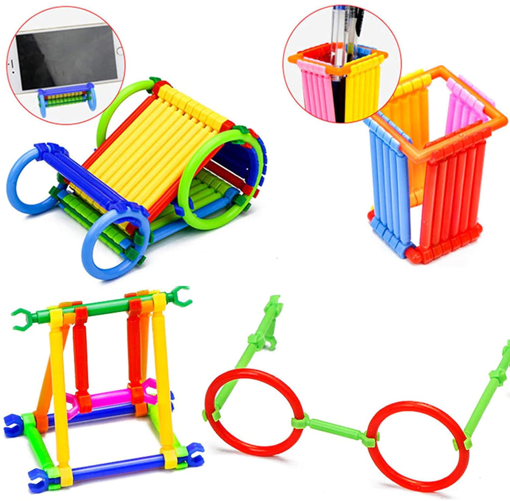 Interlocking DIY Stick Building Blocks