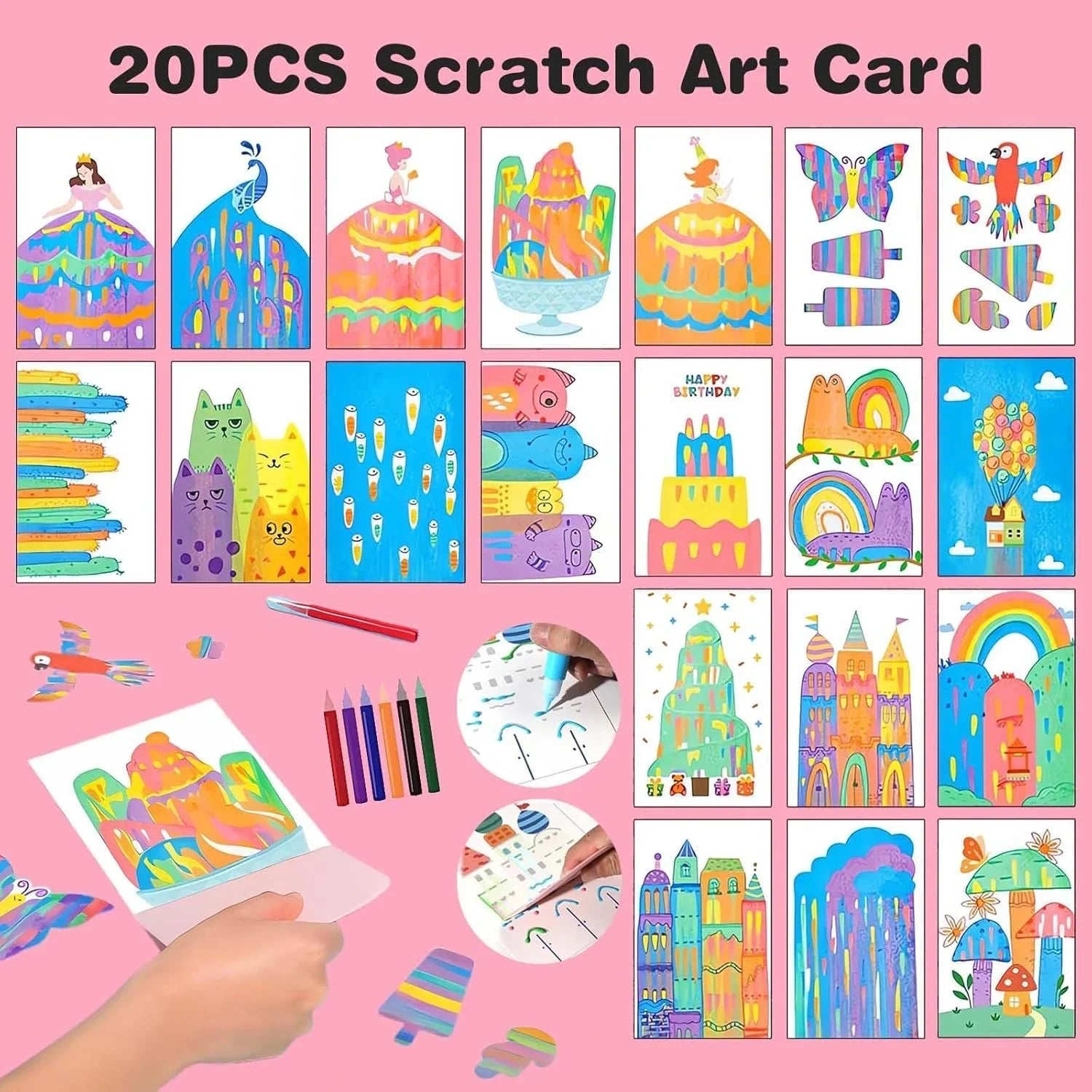 Rainbow Squeeze Art — Craft Kit – product view 3 of 12