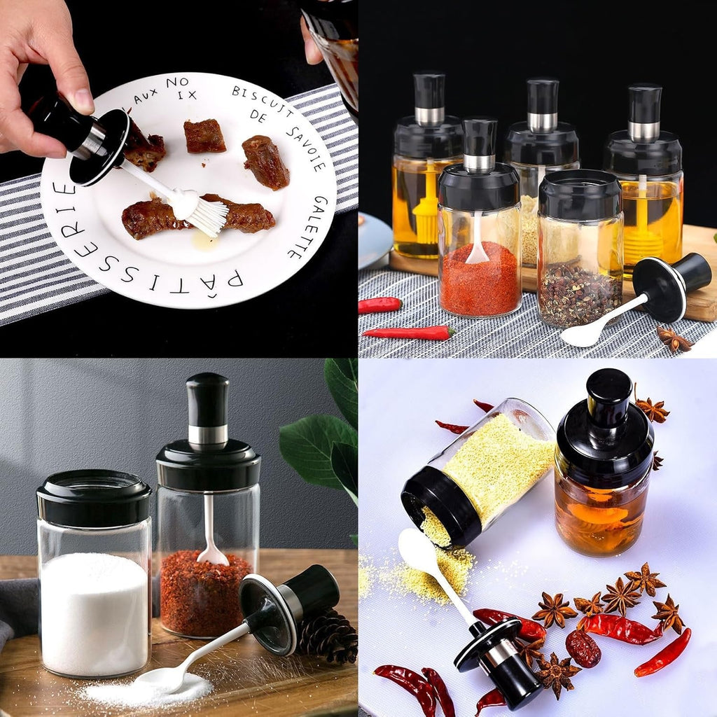 Glass Spice Jars with PP Lid