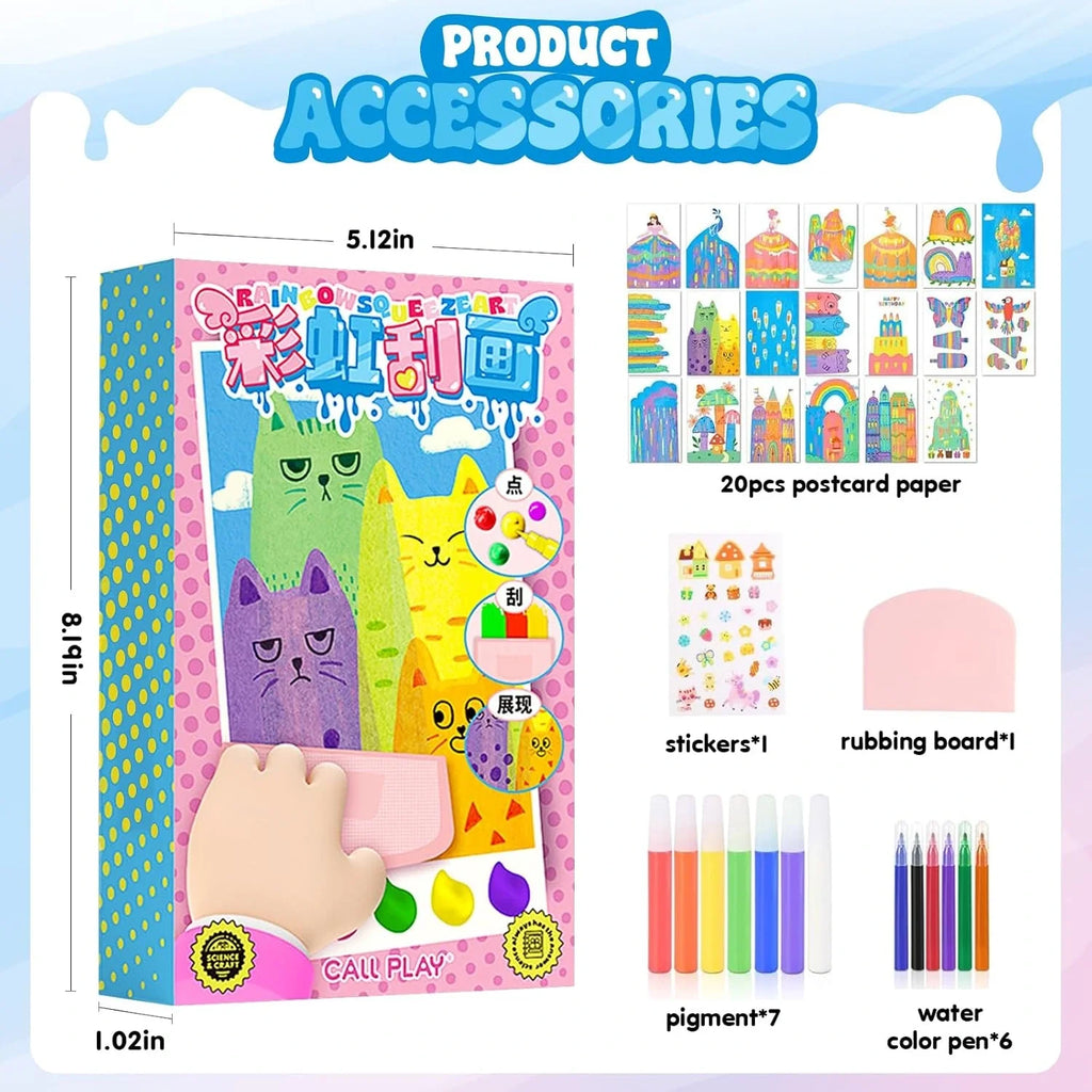 Rainbow Squeeze Art — Craft Kit – product view 10 of 12