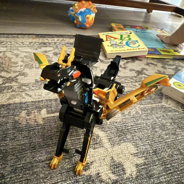 2 in 1 Transforming Race Car Dinosaur Toy