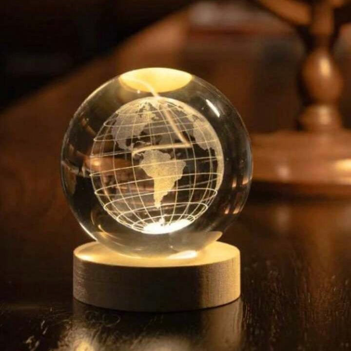 3D برائٹ کرسٹل لیمپ بال