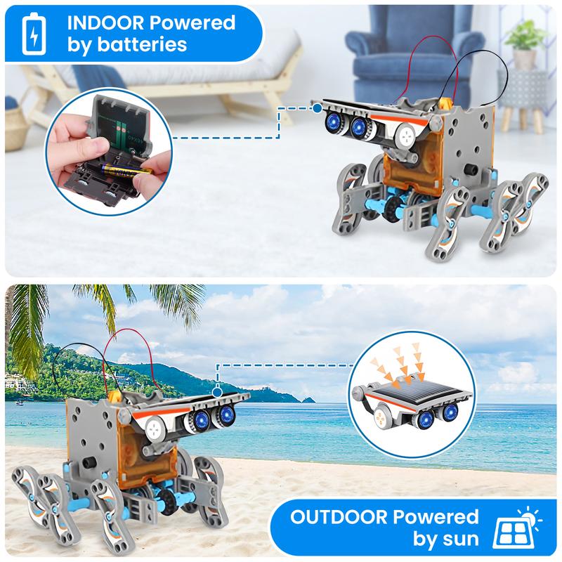 12-in-1 STEM Solar Robot Kit