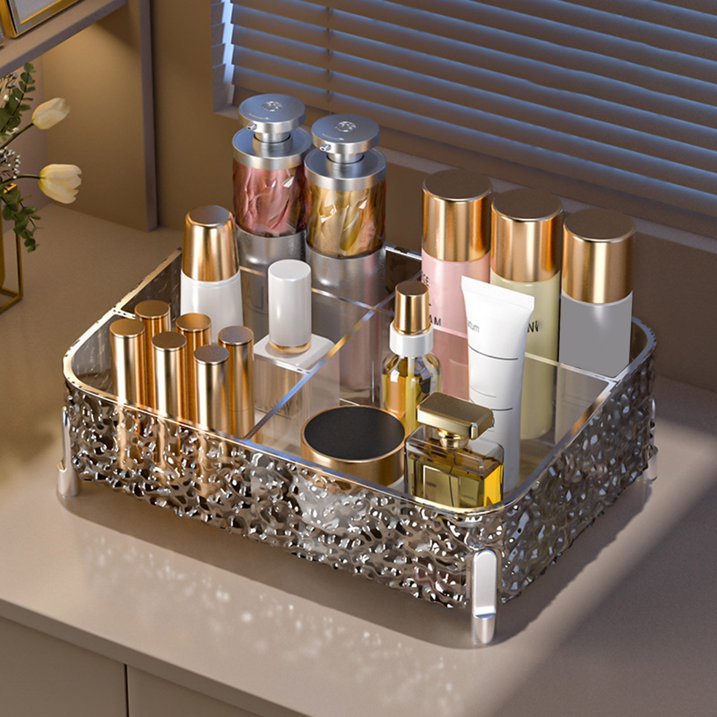 Transparent Compartment Storage Organizer