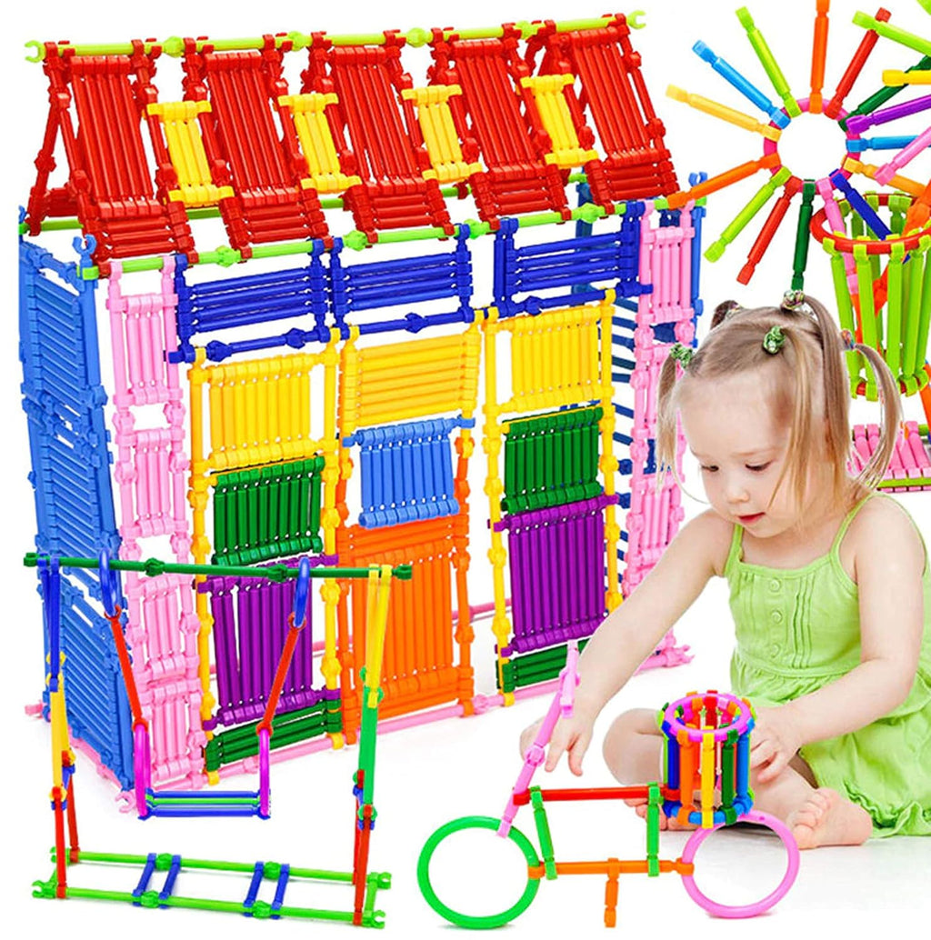 Interlocking DIY Stick Building Blocks