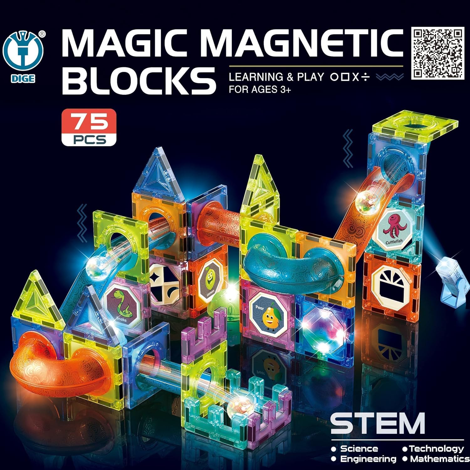 Magnetic Marble Tiles