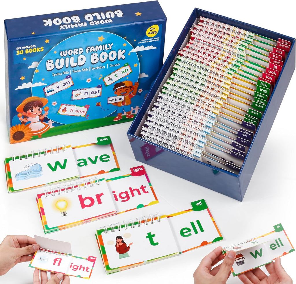 Read & Rhyme Phonics Flip Books — 30 Pack