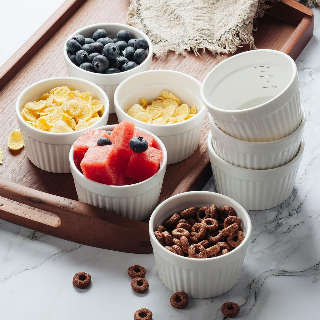 3.5" Oven Safe Porcelain Ramekins