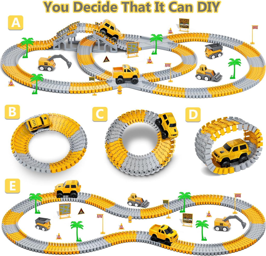 TurboTrack - Construction Racing Track Set