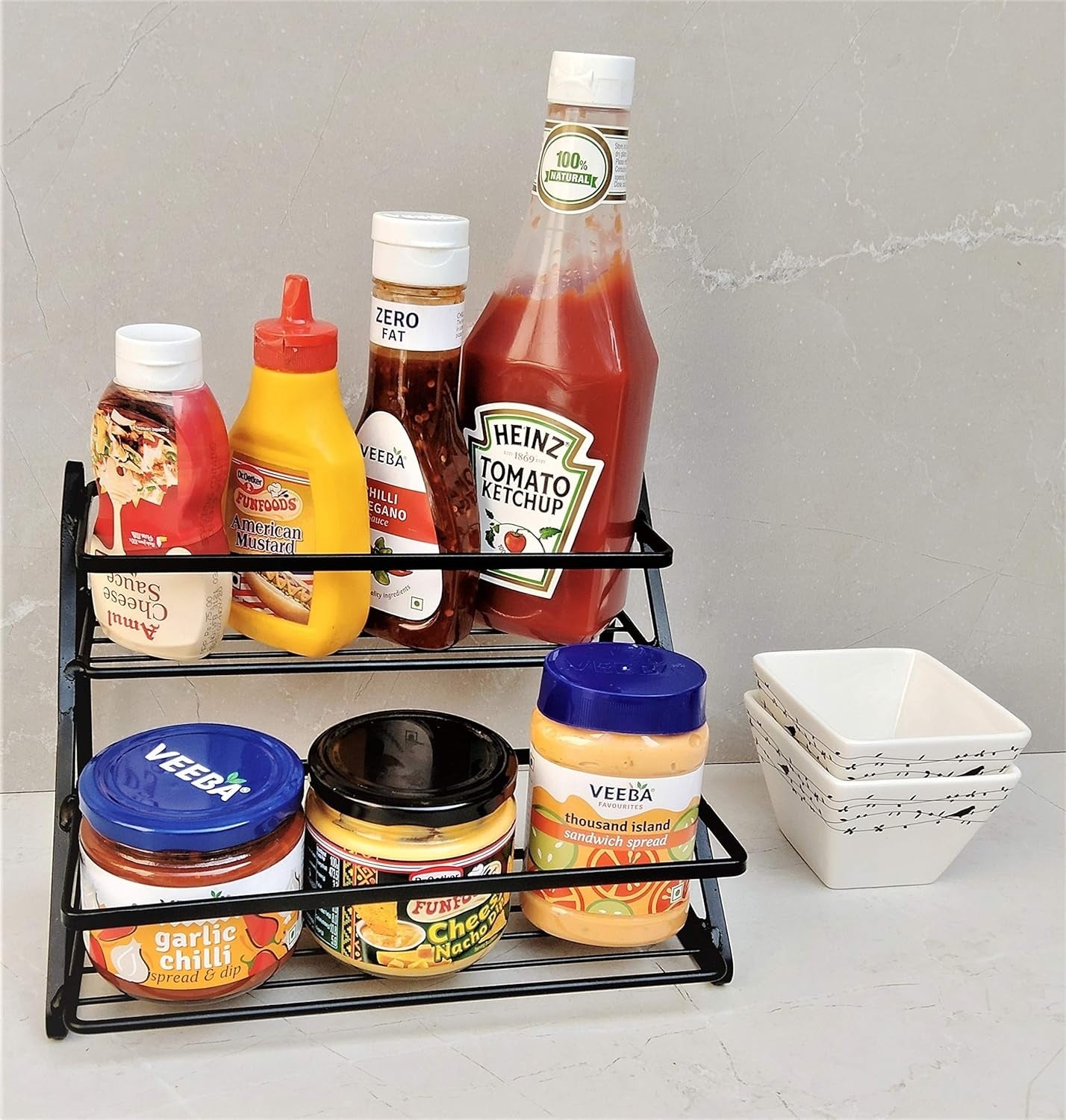 Mild Steel Countertop Organizer