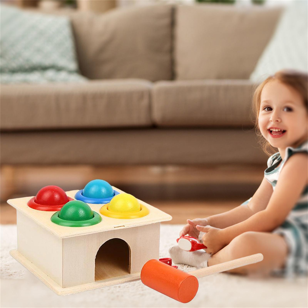 Wooden Hammering Toy – Early Learning Ball & Hammer Game