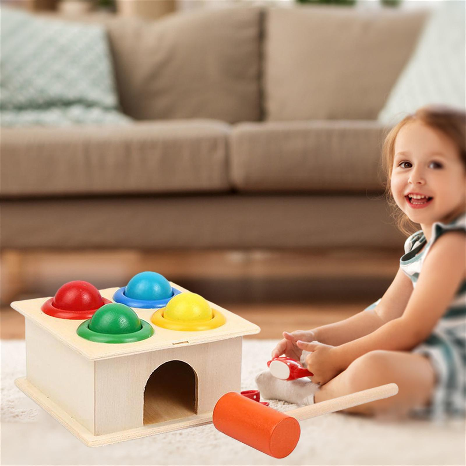 Wooden Hammering Toy – Early Learning Ball & Hammer Game