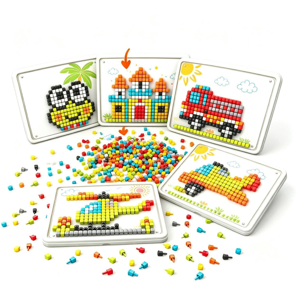 Mushroom Peg Puzzle — 493 Pieces