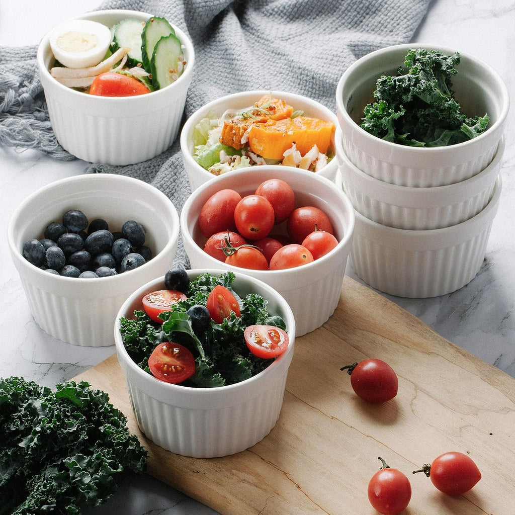 3.5" Oven Safe Porcelain Ramekins