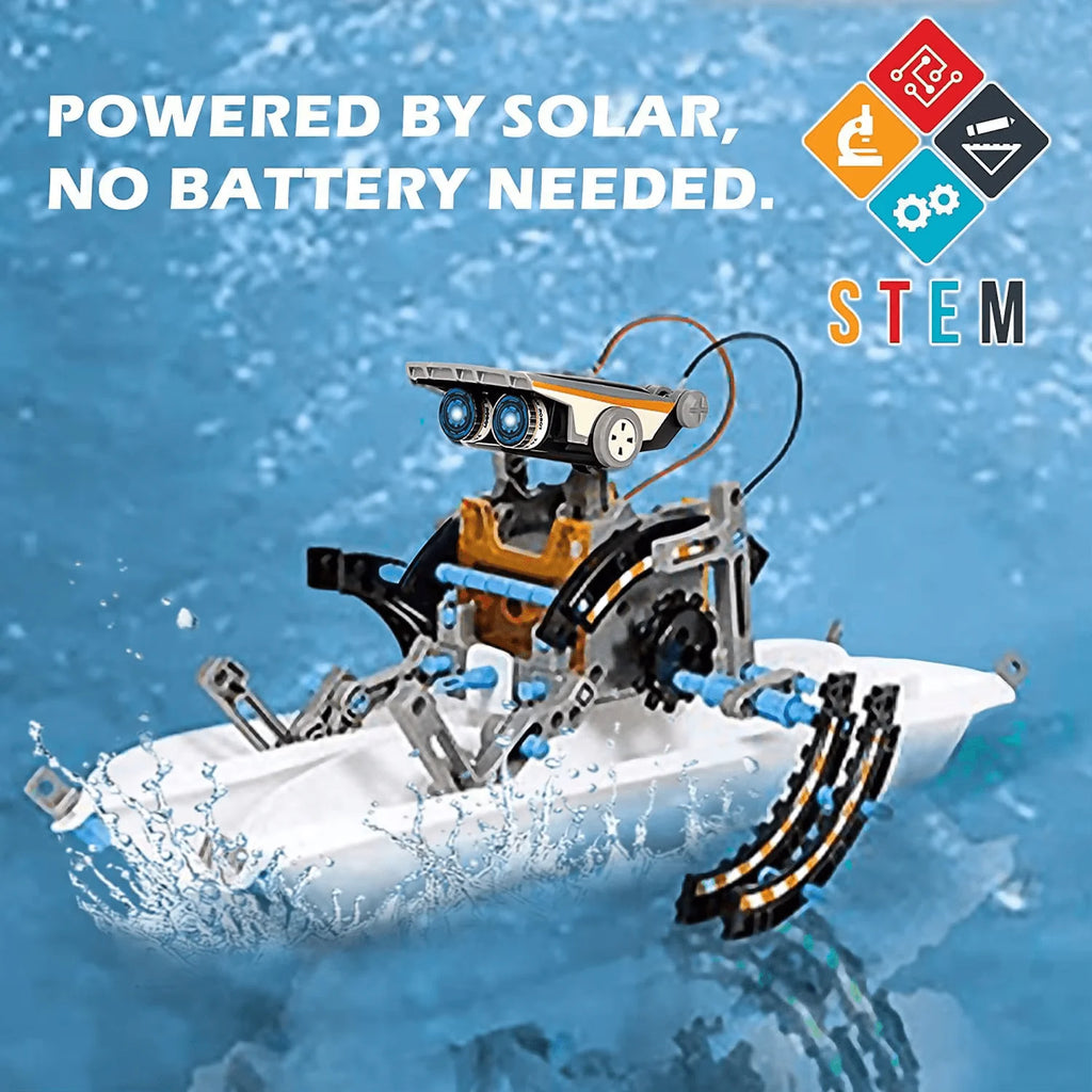 12-in-1 STEM Solar Robot Kit