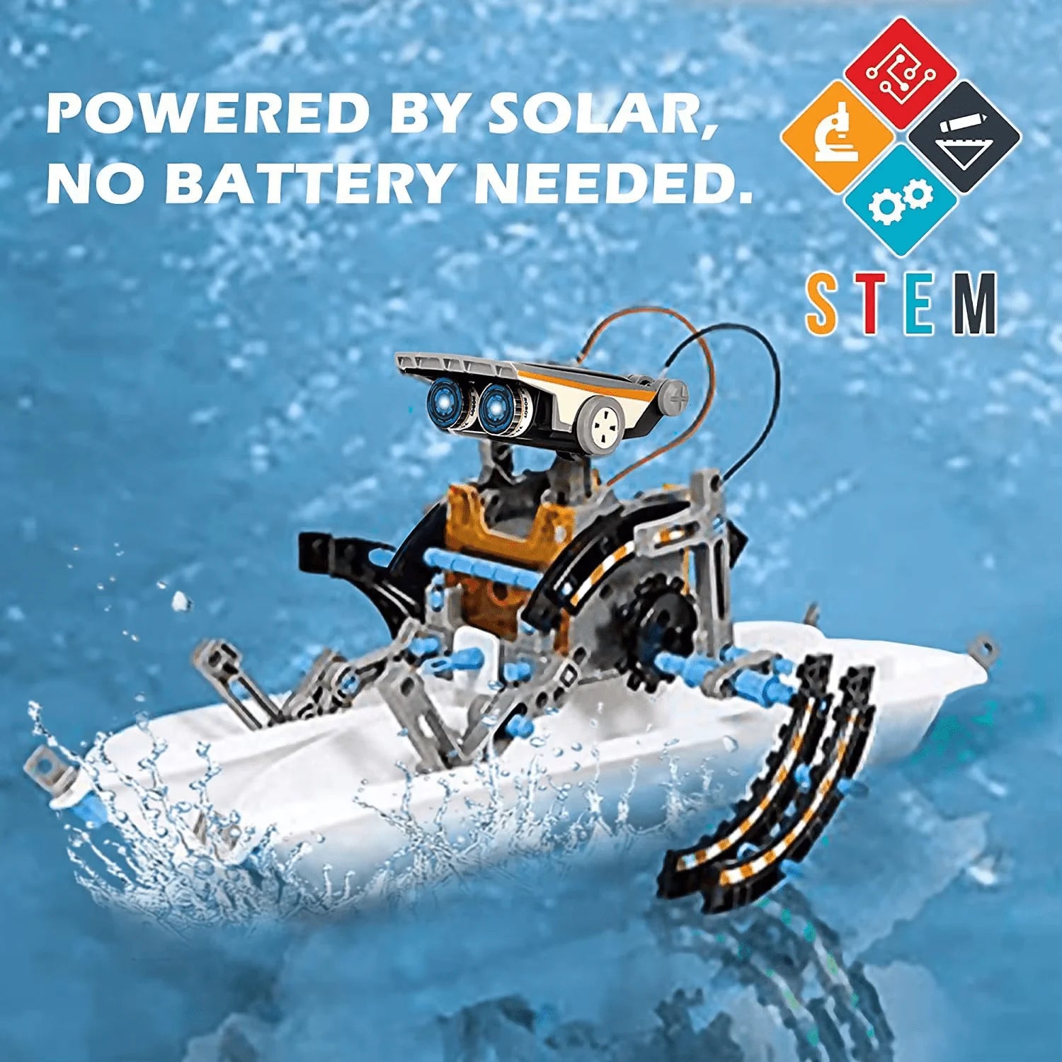 12-in-1 STEM Solar Robot Kit