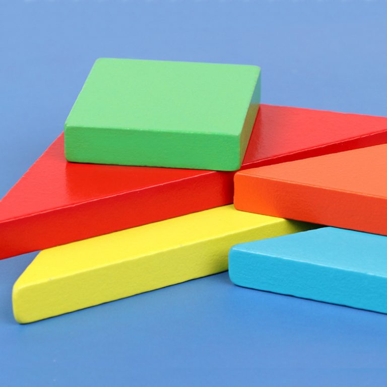 Wooden Tangram Magnetic Puzzles