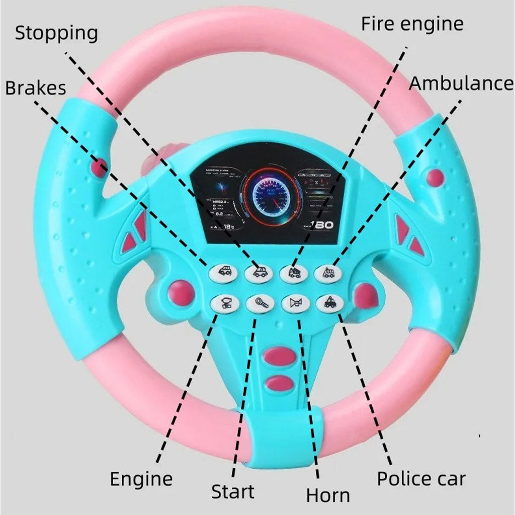 Musical Steering Wheel Toy