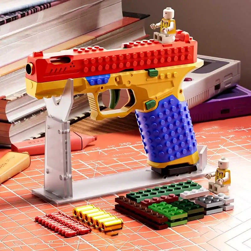 DIY Building Block Blaster – Tactical Handle Toy