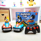 Wireless RC Bumper Car Set — 2 Cars shown in detail – remote control toys for kids