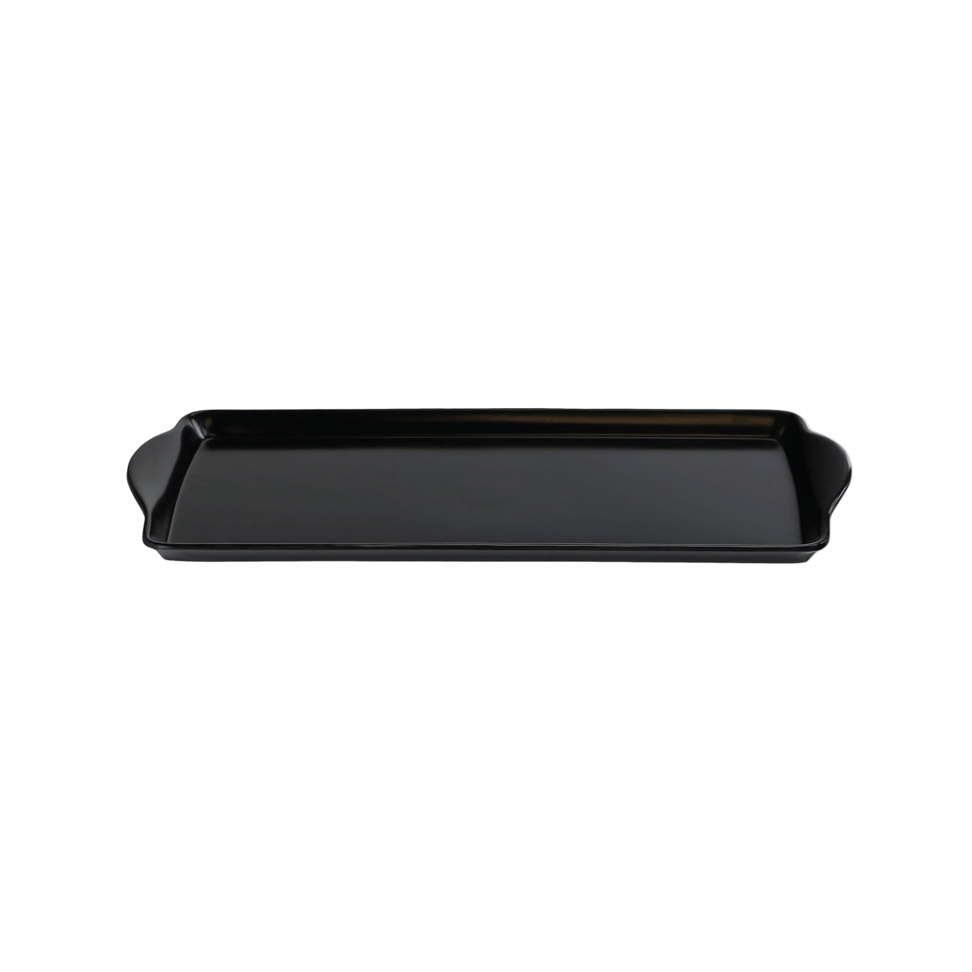 Black Ceramic Serving Platter – 36 CM