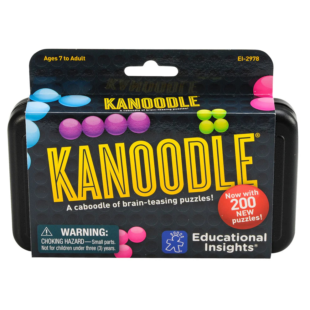 Kanoodle packaging with colorful balls and Educational Insights branding