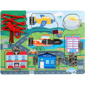 Wooden Busy Board — Latches & Locks – educational & stem toys for kids, available at ASH Homes Pakistan
