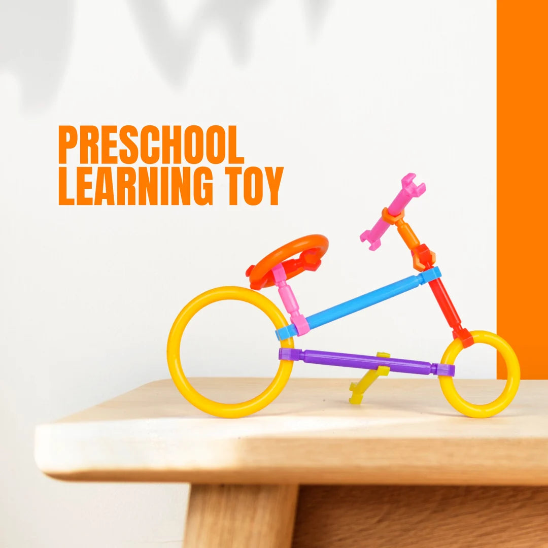 Interlocking DIY Stick Building Blocks