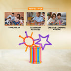 Interlocking DIY Stick Building Blocks
