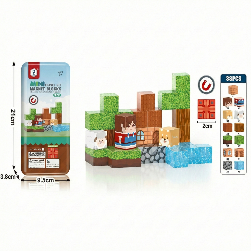 STEM Learning Magnetic Building Blocks