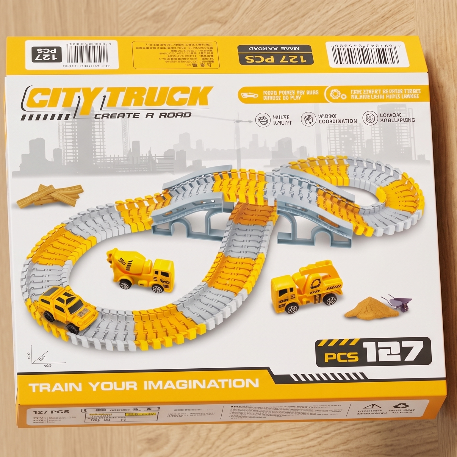 TurboTrack - Construction Racing Track Set