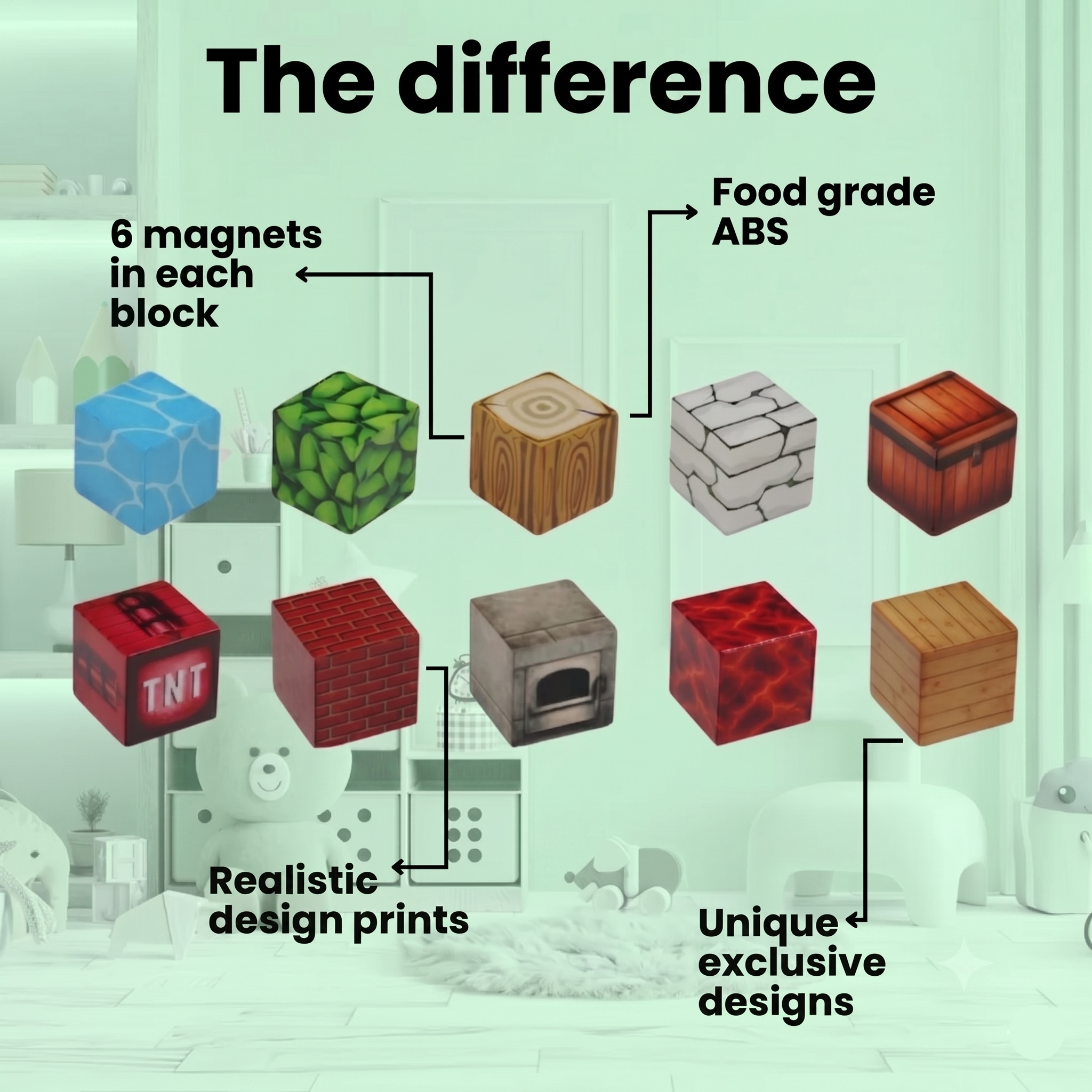 STEM Learning Magnetic Building Blocks