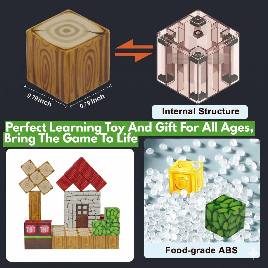 STEM Learning Magnetic Building Blocks