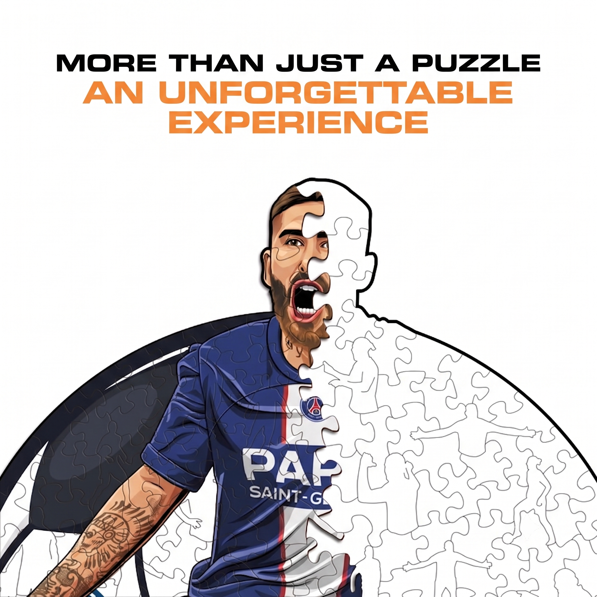 Sergio Ramos - Wooden Puzzle