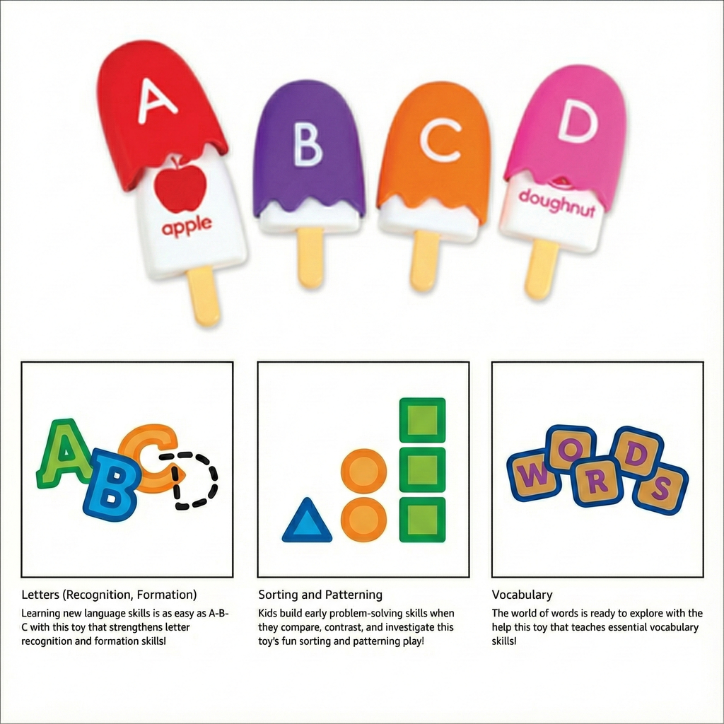 Montessori Alphabet Ice Cream Shop