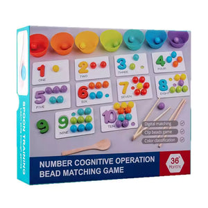 Number Bead Matching Game