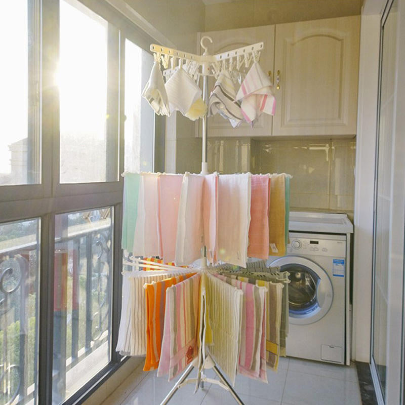 Foldable 3-Tier Clothes Drying Rack