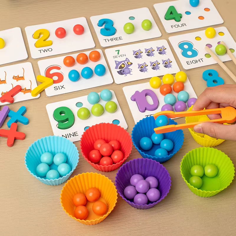 Number Bead Matching Game