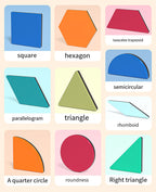 Wooden Magnetic Pattern Blocks Set – 168 PCS