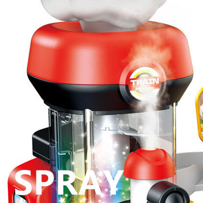 Spray Steam Train Station Playset