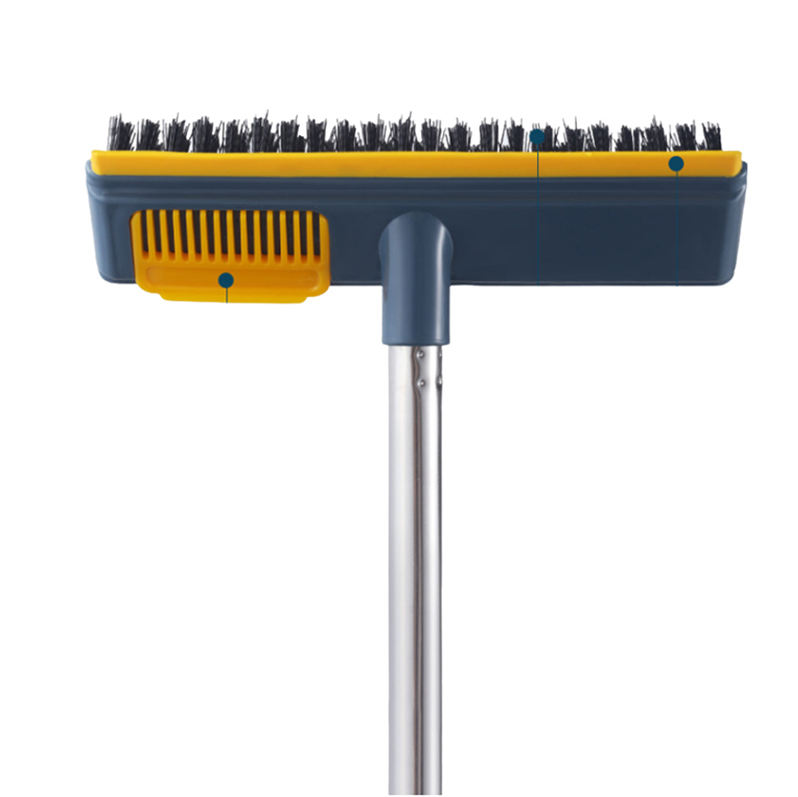 2-in-1 Rotating Floor Scrubber with Squeegee