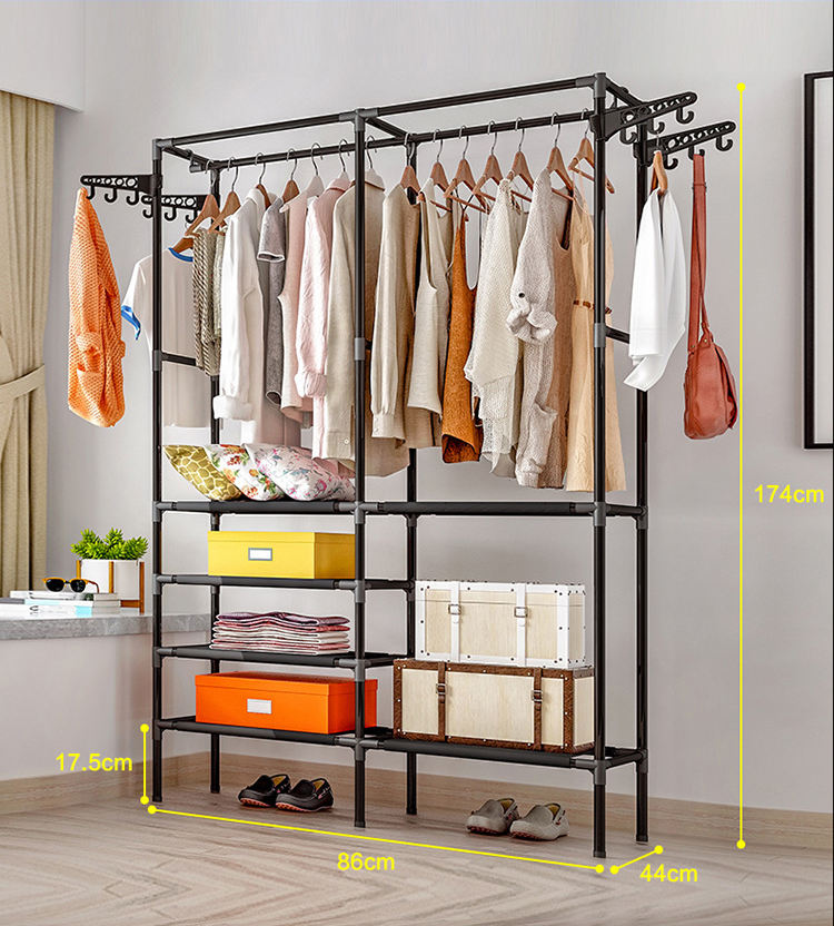 Stand-Alone Metal Clothes Hanger