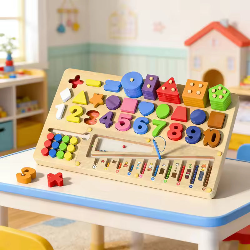 6-in-1 Montessori Number Board