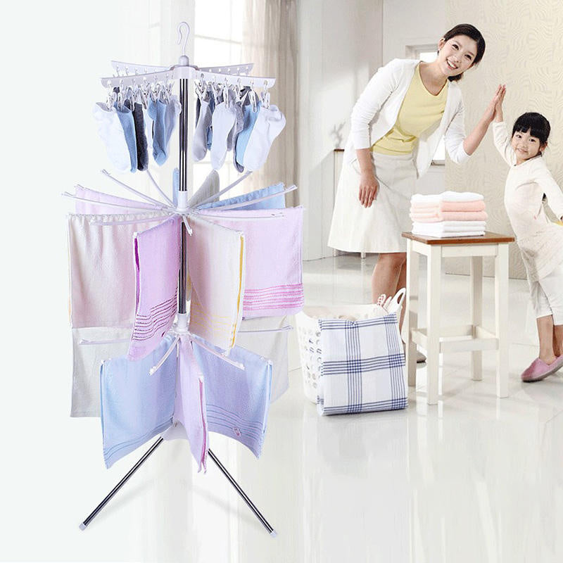 Foldable 3-Tier Clothes Drying Rack