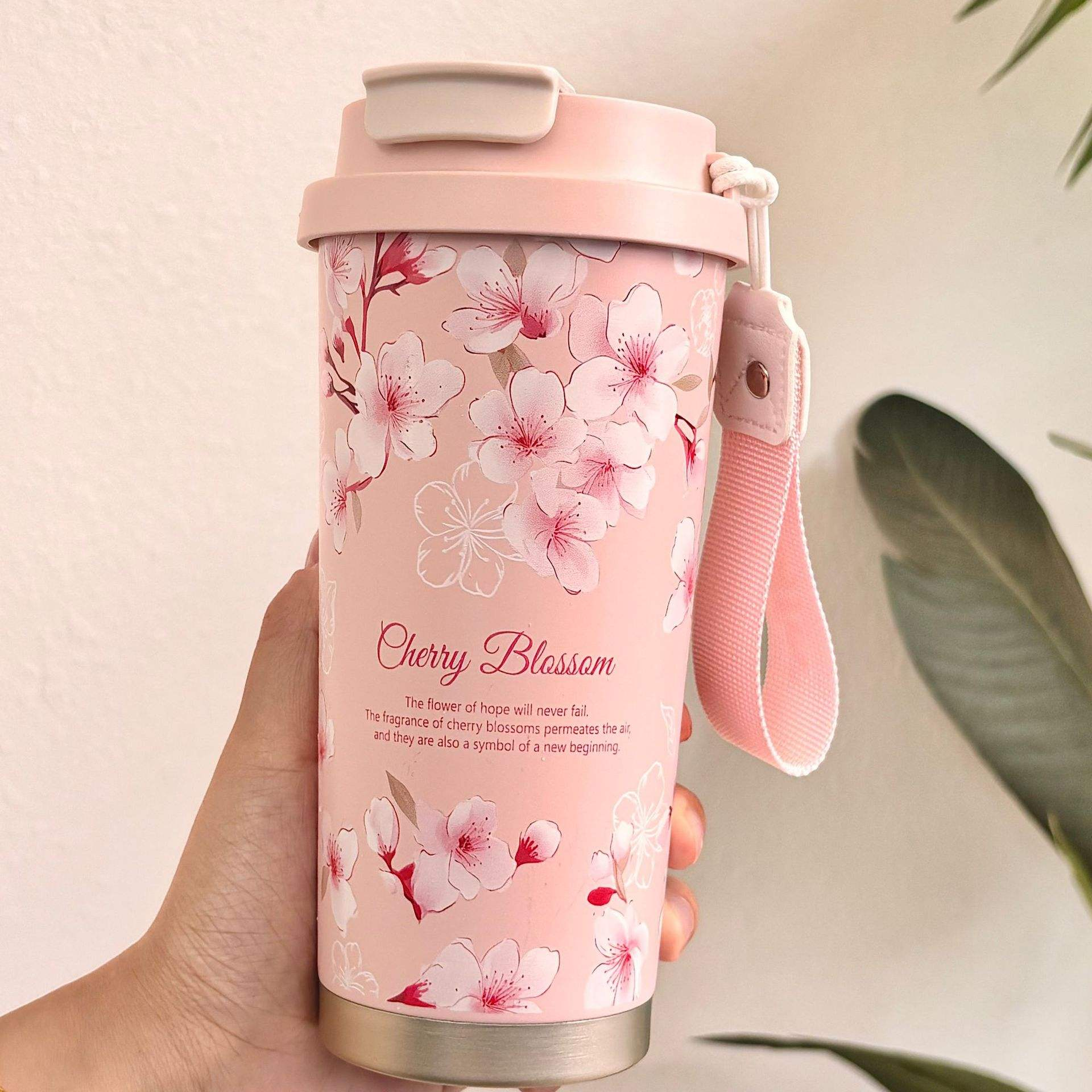 Floral Mug – 500ML Insulated Coffee Travel Mug