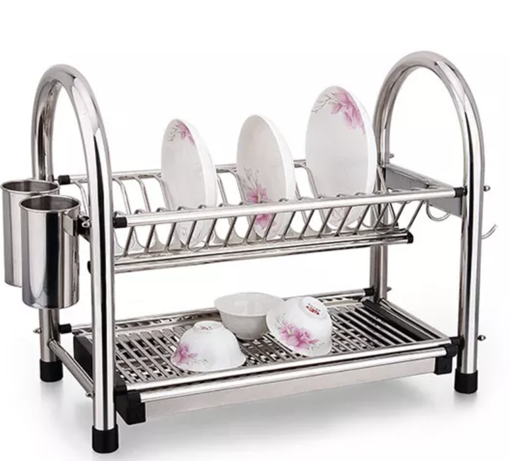 Steel Dish Rack with 2 layer